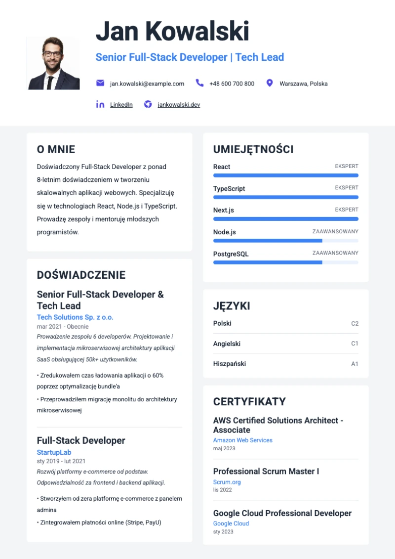 Techniczny detail preview