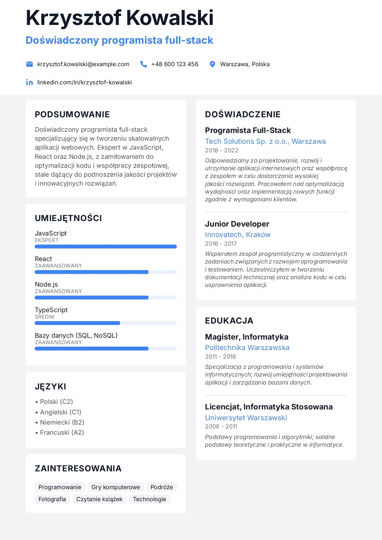 Techniczny detail preview